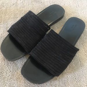 RAG & BONE Black Suede Flats Sz 7.5